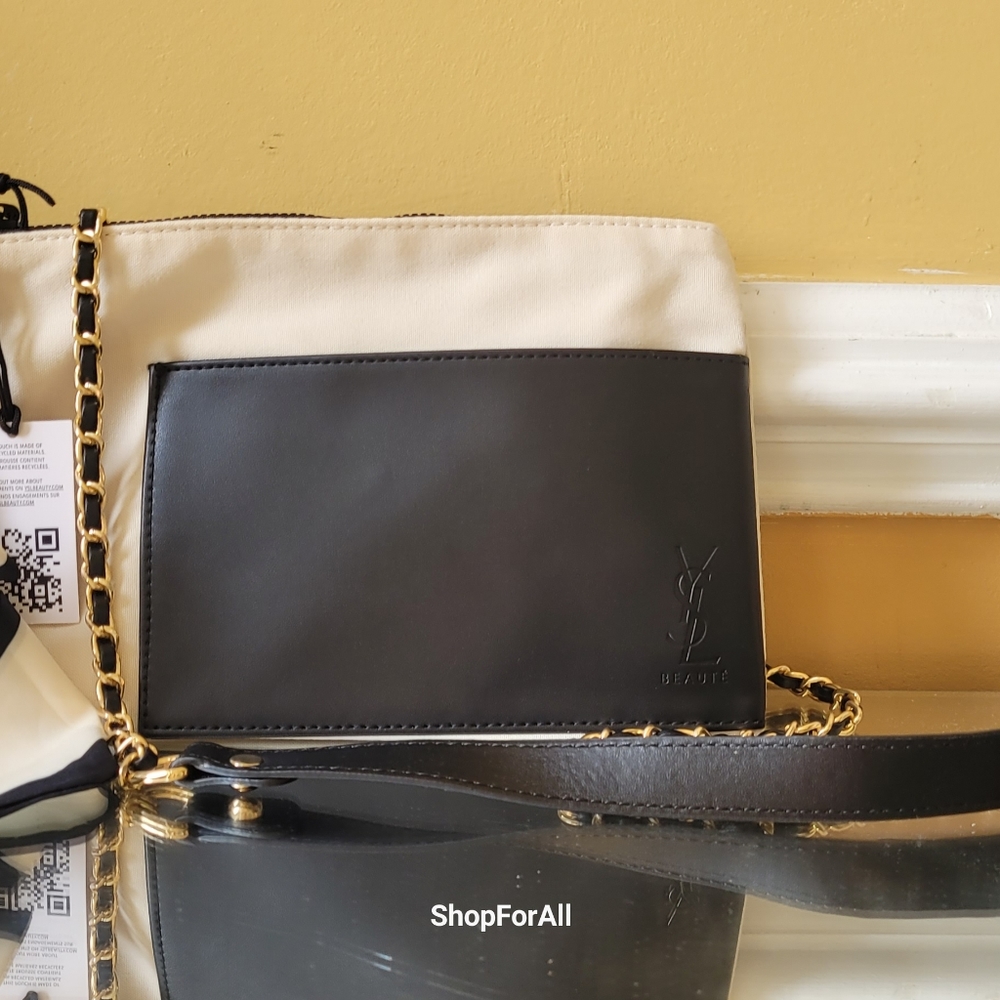 🥳🥳Host pick 💥💥🥳🥳Yves Saint Lauren pouch converted in to shoulder bag - Picture 4 of 16